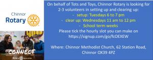 Tots and toys signup